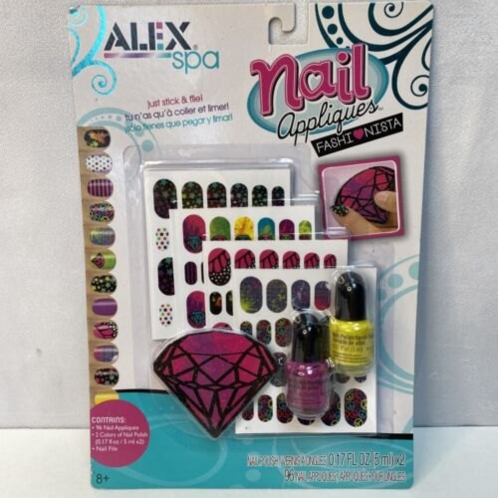 Alex Spa Nail Appliques Fashionista New in Pkg NEW